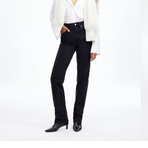 Madewell 90’s Straight Leg Black Jeans size 25
